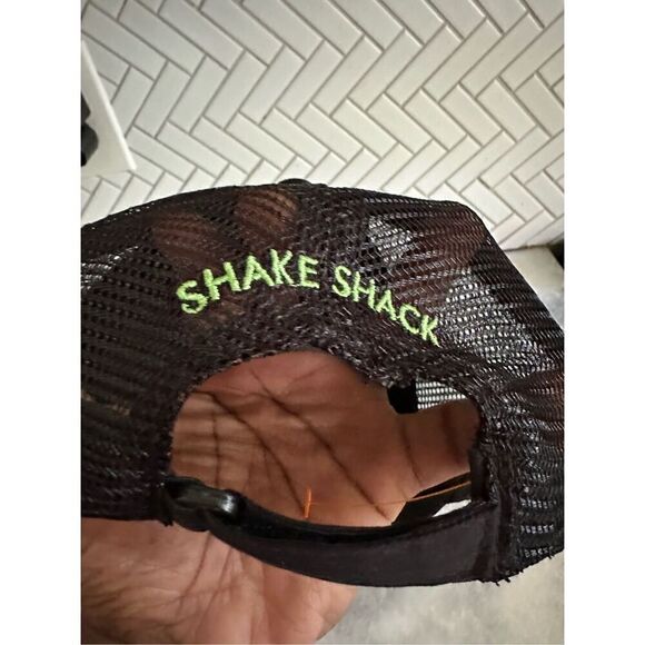 Shake Shack  Trucker Employee Cap Hat Black - Adjustable OSFA - Crew Staff - Picture 5 of 7